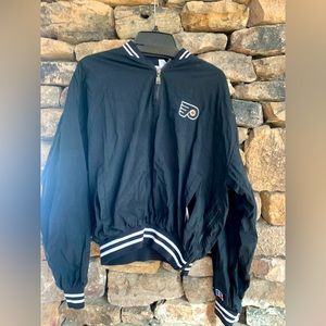 Vintage Philadelphia Flyers Russel Pullover Jacket Medium Windbreaker